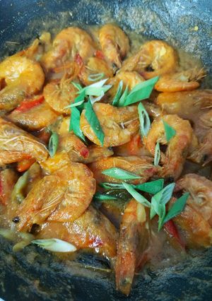 Foto resep Udang saos padang