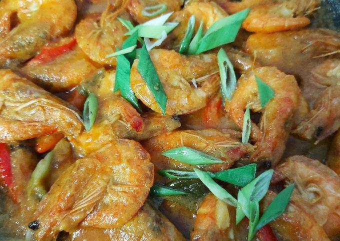 Udang saos padang