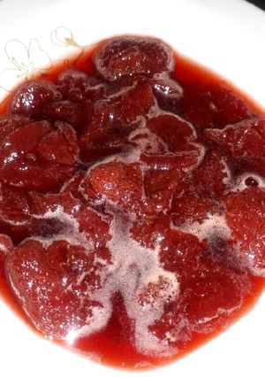 عکسی از دستور مربا توت فرنگی