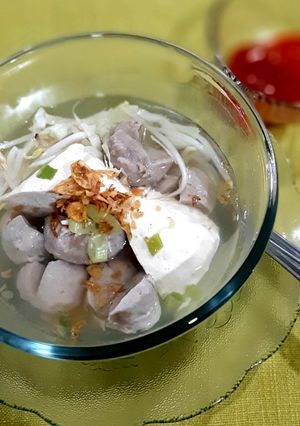 Foto resep Bakso Daging Sapi Kuah Kaldu