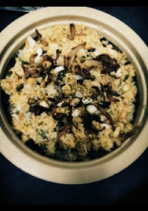 A picture of Vegetable Biryani.