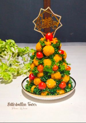 Foto resep 796. Bitterballen Makaroni Tower