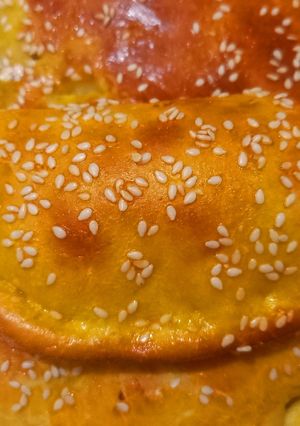 عکسی از دستور پیراشکی گوشت وسیب زمینی