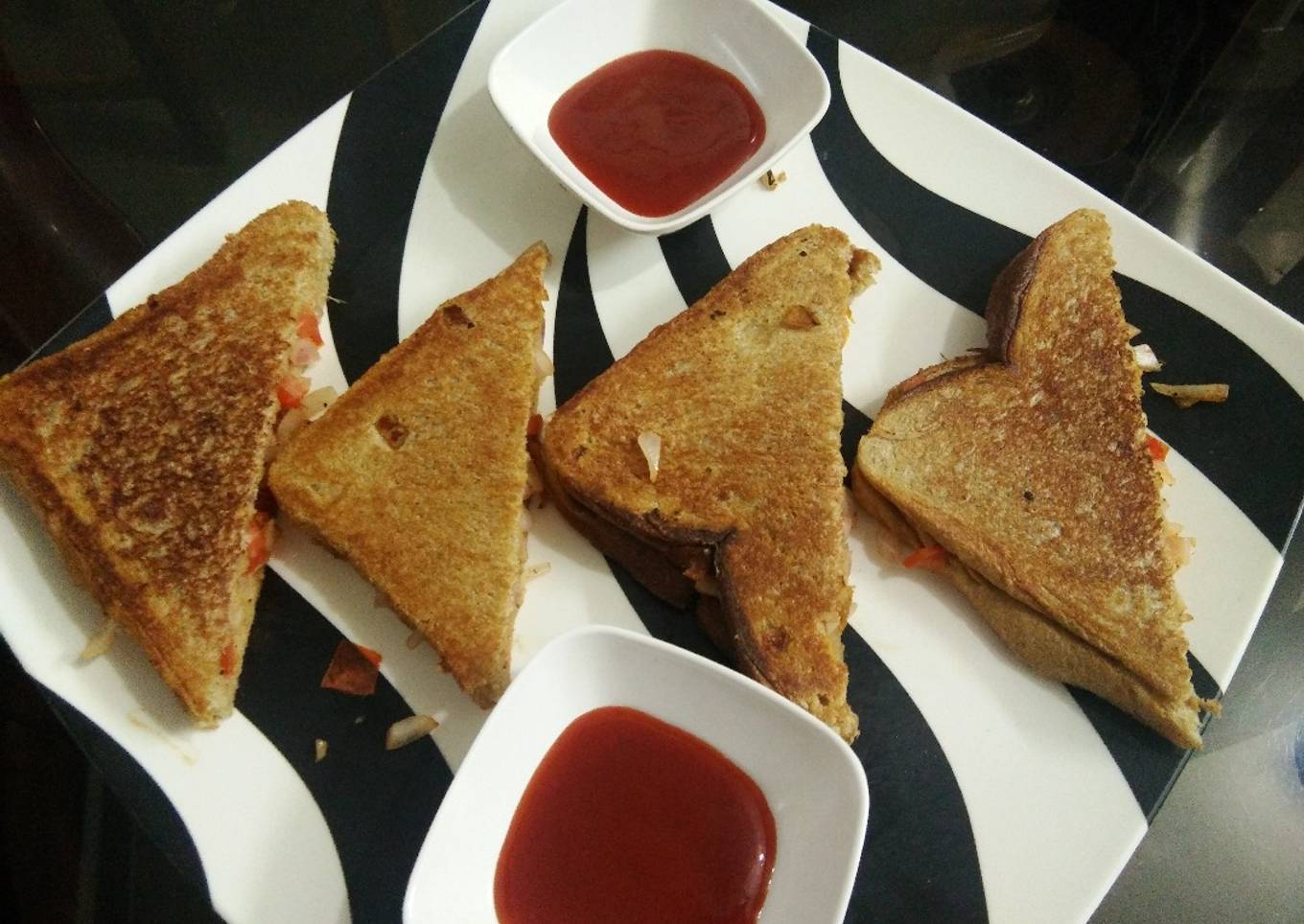 Healthy Paneer Pumpkin Tava toast