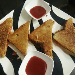A picture of Healthy Paneer Pumpkin Tava toast.