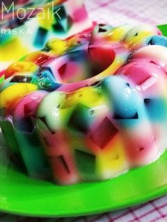 Foto resep Puding Mozaik