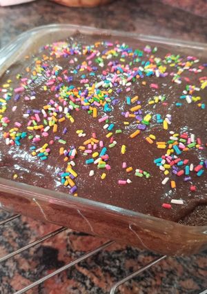 Una foto de La torta loca - Wacky cake