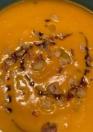 Une photo de Velouté potimarron châtaigne