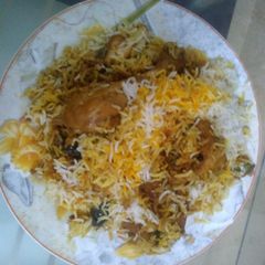 A picture of Chicken Biryani.