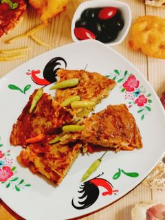 Foto resep "Pizza mie telor"👍😘❤️