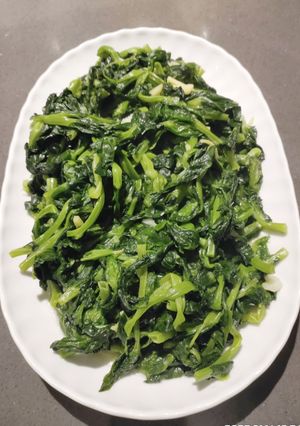 A picture of Tau Miu (bean sprout).