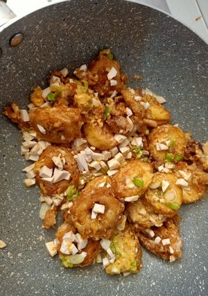 Foto resep Cumi tofu telur asin