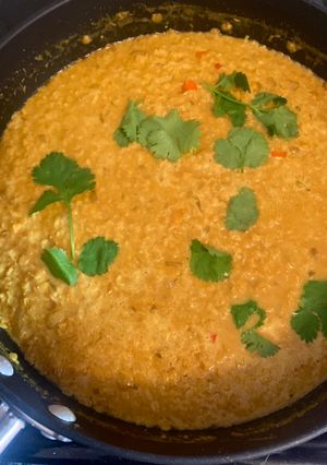 A picture of Coconut Curried Lentils.