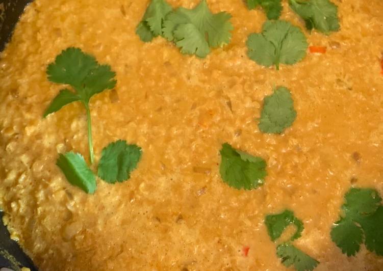 How to Prepare Quick Coconut Curried Lentils
