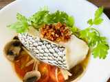 steamed cod