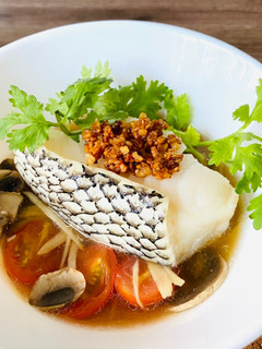 A picture of Cod steam fish.