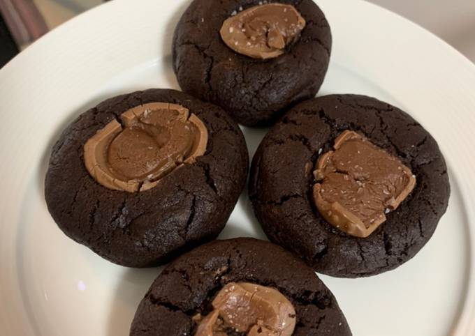 How to Prepare Favorite Salted Double Chocolate Cookie