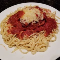 A picture of Eggplant Parmigiana.