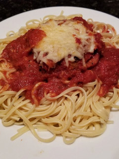 A picture of Eggplant Parmigiana.