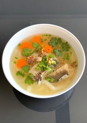 Hình của món Bánh canh cá lóc đồng.