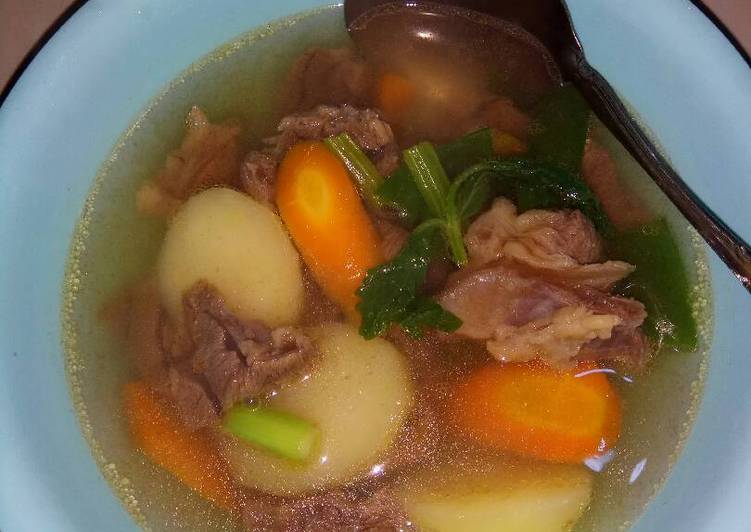 Sop daging sengkel. Ala medan