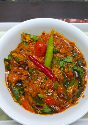 A picture of Bhindi Masala.