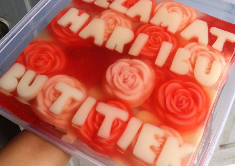 Bumbu Pudding Kaca | Langkah Membuat Pudding Kaca Yang Mudah Dan Praktis