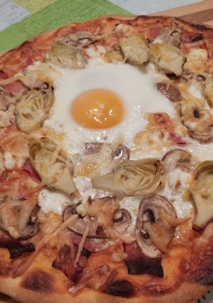 Una foto de Pizza de huevo