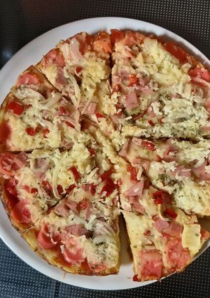 Foto resep Pizza Roti Tawar (Teflon)