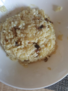 Una foto de Risotto con champiñones