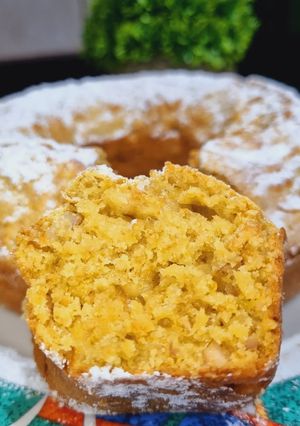 Una foto de TORTA SALUDABLE DE ZANAHORIA, NARANJA Y FRUTOS SECOS❤️