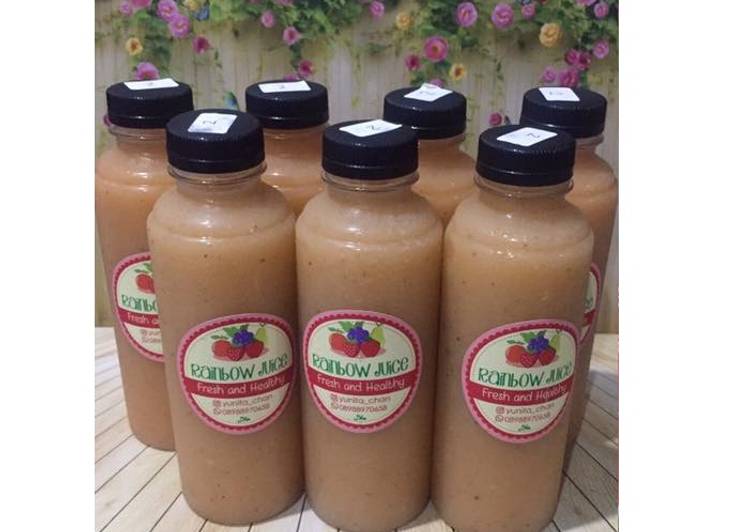 Resep Diet Juice Pear Kiwi Carrot Soursop Anti Gagal