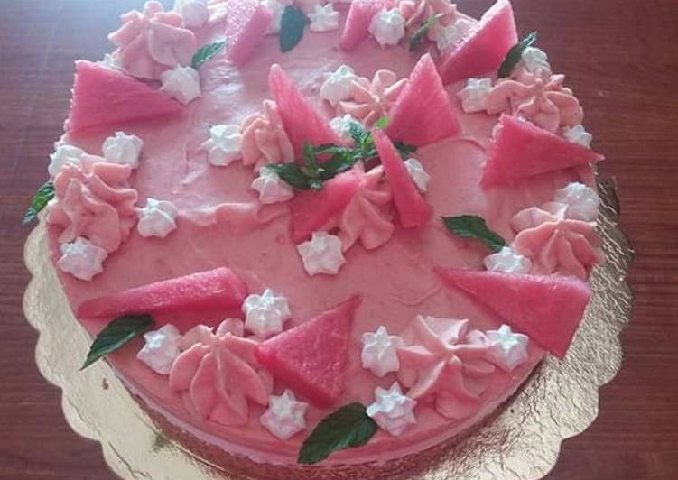 Cheesecake all'anguria