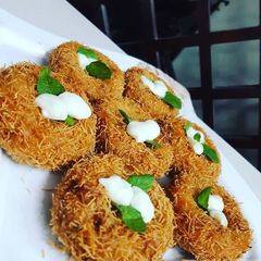 Potato nest kabab A picture of Potato nest kabab.