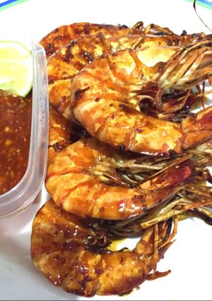 Foto resep Udang Bakar Teflon Sederhana