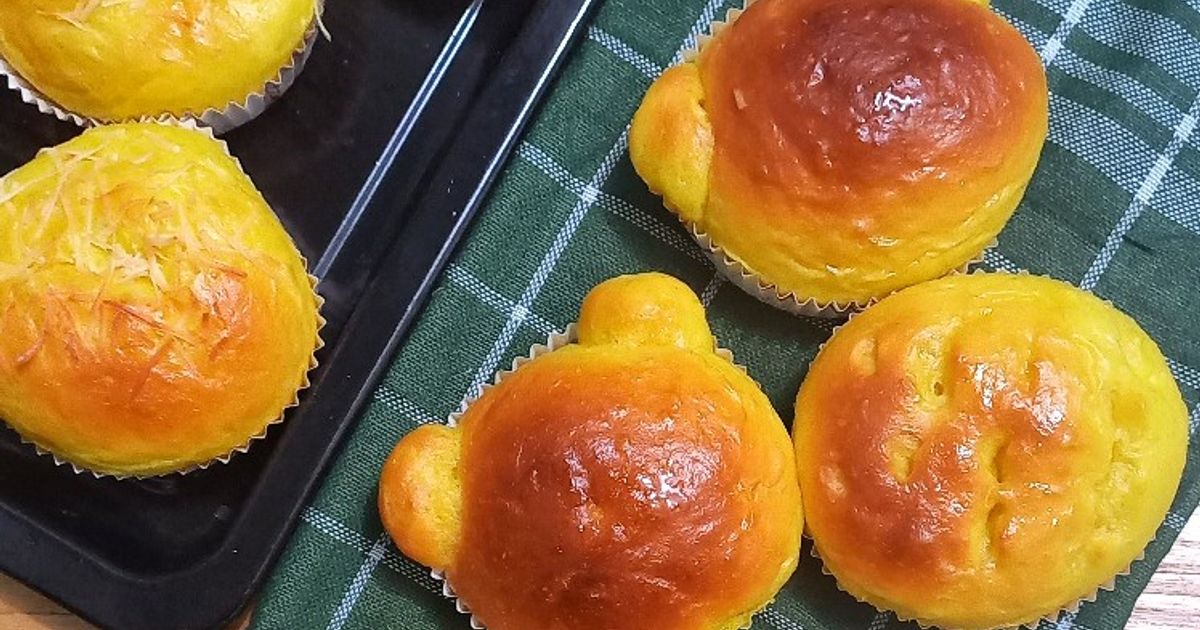 Resep Roti Labu Kuning oleh Dinarr - Cookpad