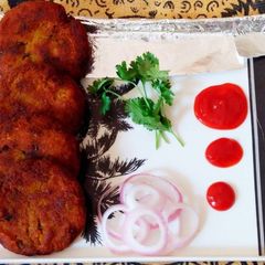 A picture of Suji ke veg kabab.