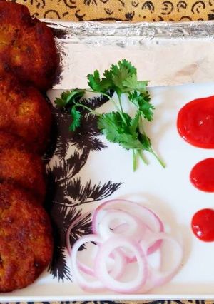 A picture of Suji ke veg kabab.