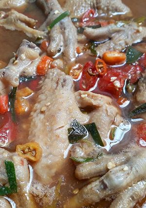 Foto resep Ceker & sayap pedes ala ceker lapindo🐔