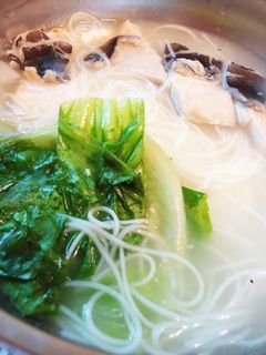 【愛在家裡麵x好勁道】虱目魚麵線 的食譜成品照片