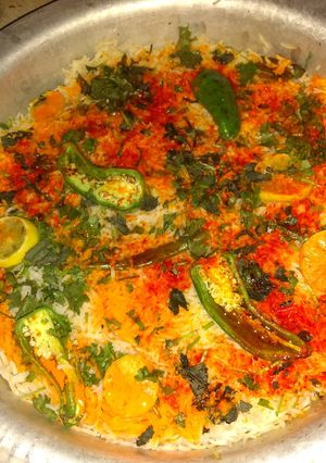A picture of Degi biryani.