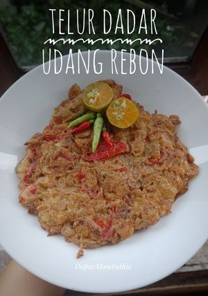 Foto resep Telur Dadar Udang Rebon