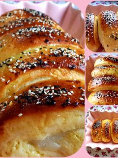 عکسی از دستور نان رولی کرمدار😋