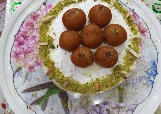 Gulab jamun cheese cake Recipe