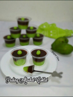 Foto resep Puding Alpukat Coklat