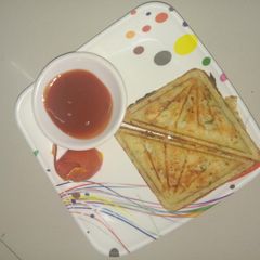 A picture of Without bread Vegetable  Grilled Toast Sandwich.
