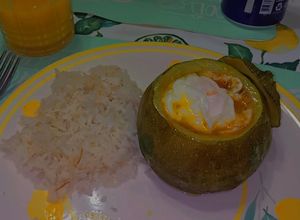 Una foto de Zapallito italiano relleno vegetariano