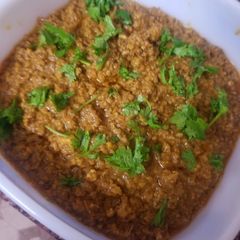 A picture of Fry seekh qeema.