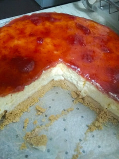 Una foto de Cheesecake sin horno 🧀😋