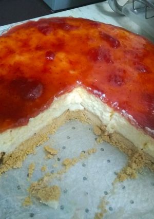 Una foto de Cheesecake sin horno 🧀😋